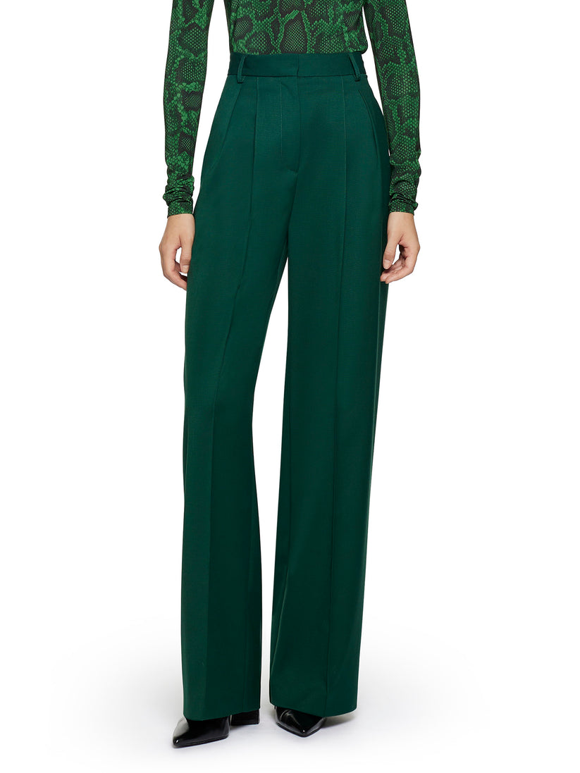 Space Simona Corsellini Pantalone largo con doppie pinces frontali Prezzo Ridotto