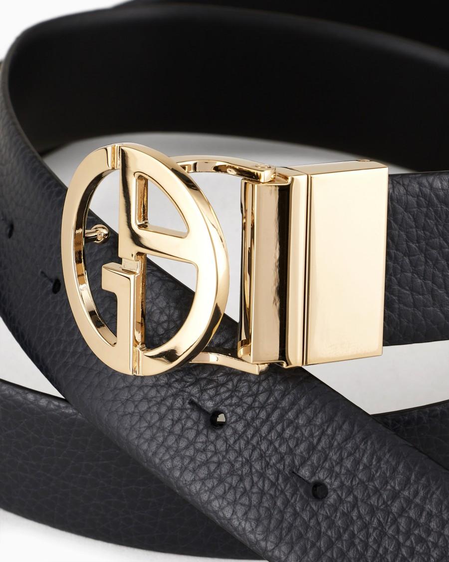 The world of armani CINTURA REVERSIBILE IN PELLE BICOLORE Hotsell