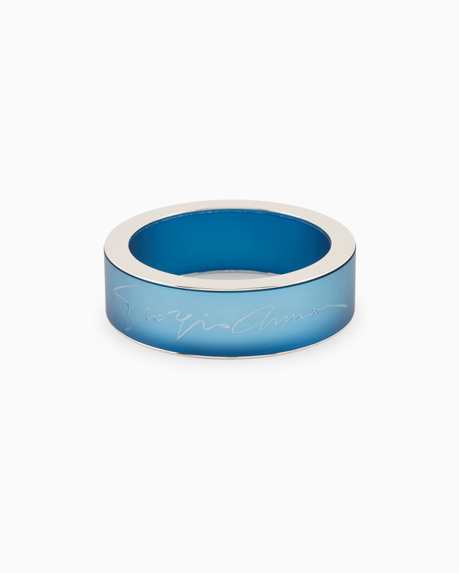 The world of armani BRACCIALE RIGIDO CON LOGO SIGNATURE
