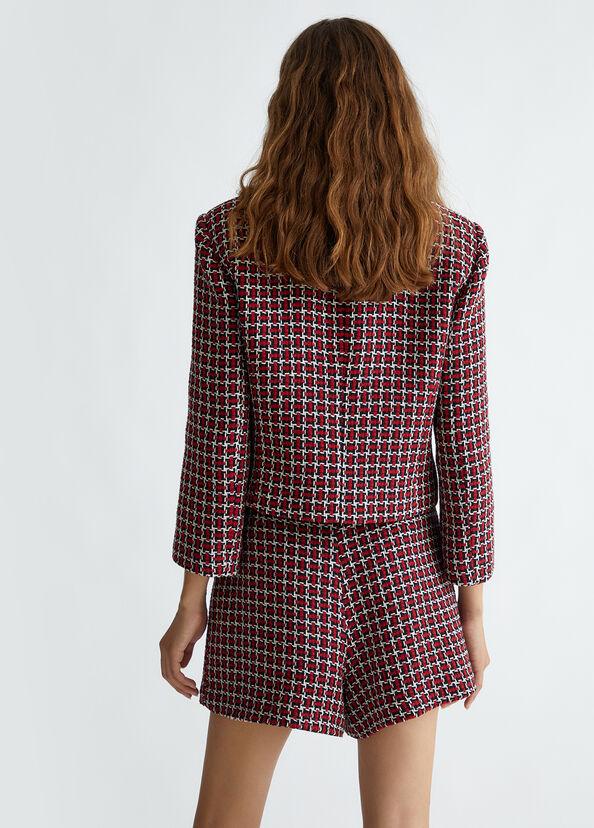 Liu Jo Giacca in tweed con colletto Nuovo