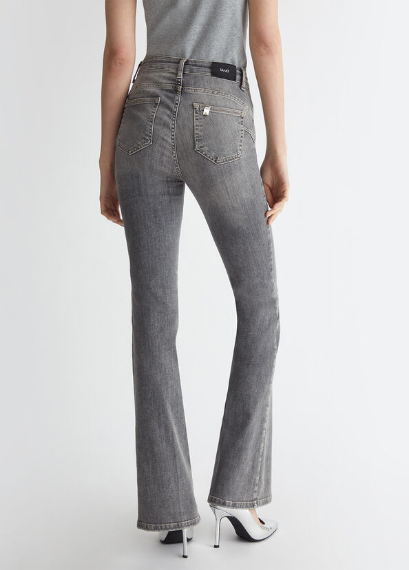 Liu Jo Jeans flare a vita alta Vendita