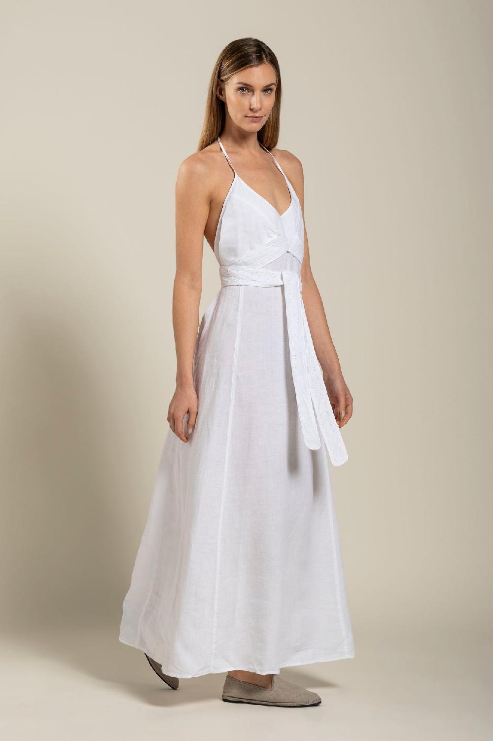 120% Lino Dress With Belt Affare Del Giorno