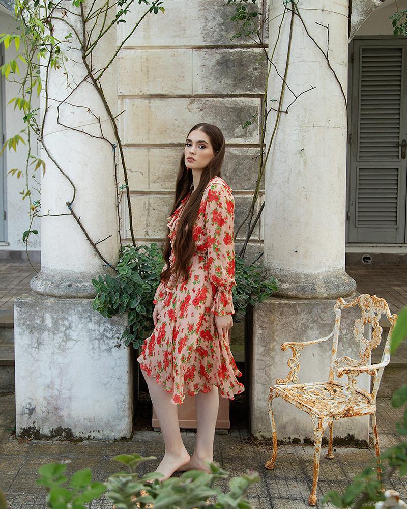 Y'am Capri Flora Dress Fino Al -60%