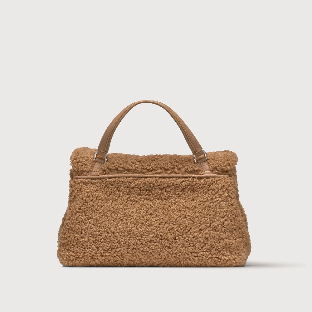 Zanellato BORSA POSTINA® SMALL IN TESSUTO TEDDY BROWN TEDDY | Zanellato Shopping Online