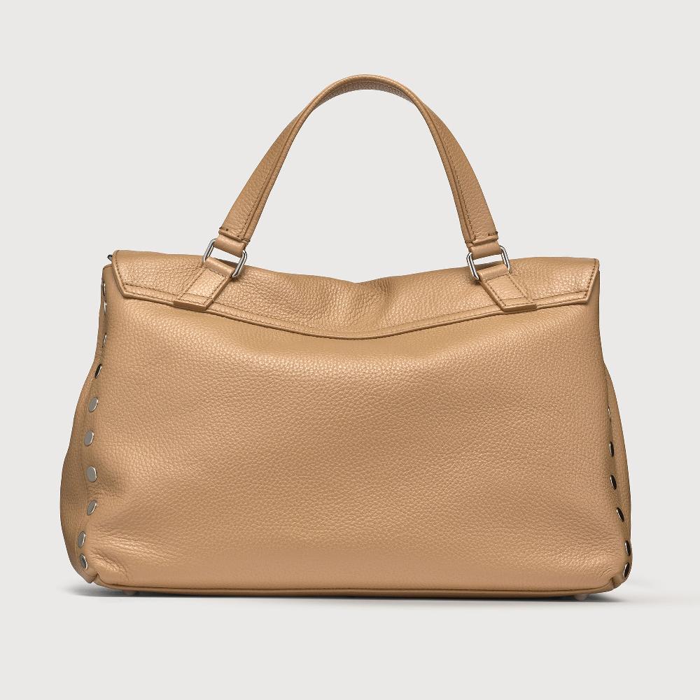 Zanellato BORSA POSTINA® MEDIUM IN PELLE MARTELLATA BROWN CAPPUCCINO | Zanellato Promozione