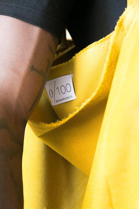 ﻿Zerobarracento Comfy mustard velour shopper Economico