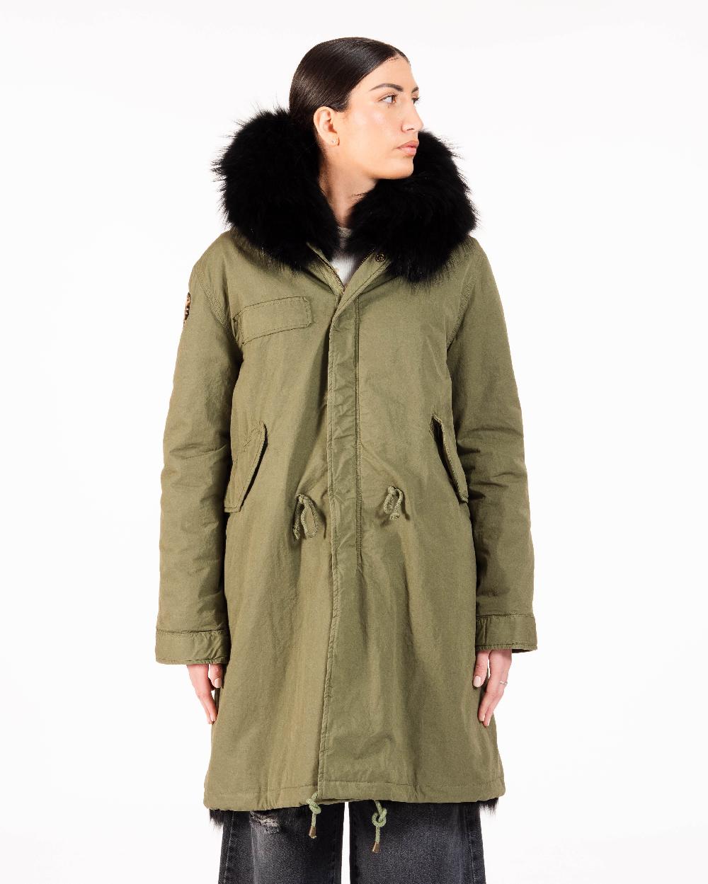 Alessandra chamonix CAMILLE MILITARY BLACK / PARKA Italy